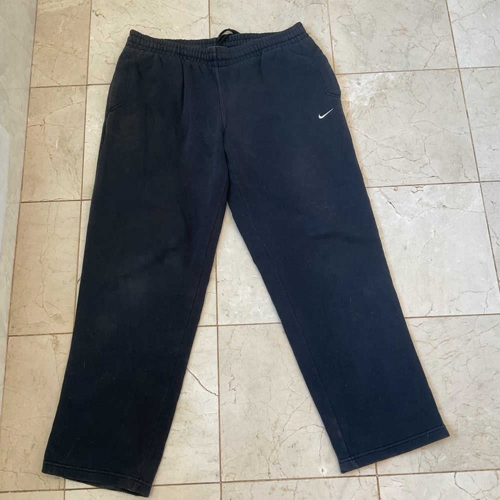 Nike sweats / joggers / loungewear, charcoal gray, drawstring waist, Men’s Sz L - Picture 5 of 12